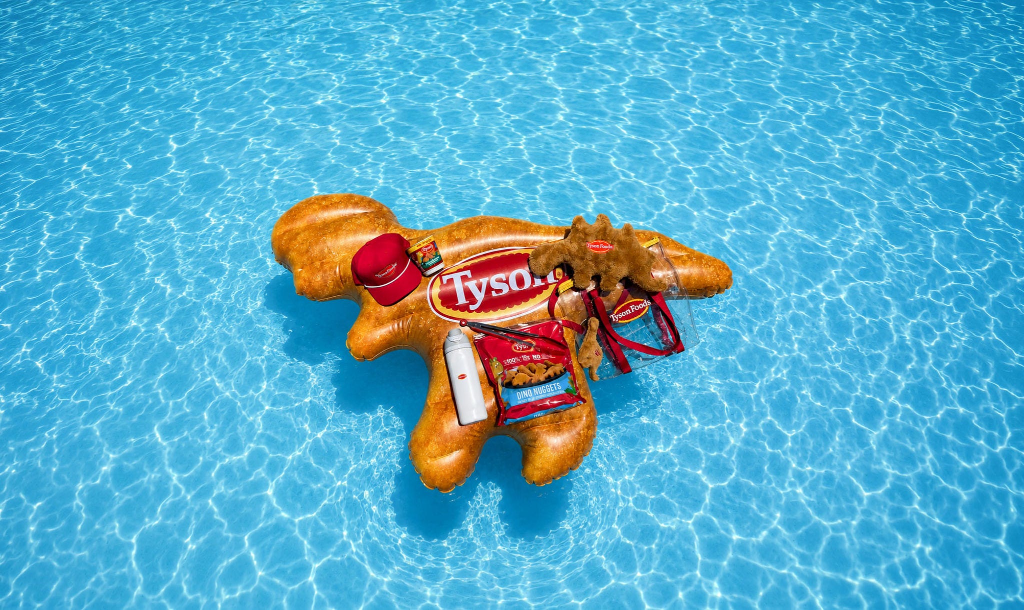 Dino nugget floaty
