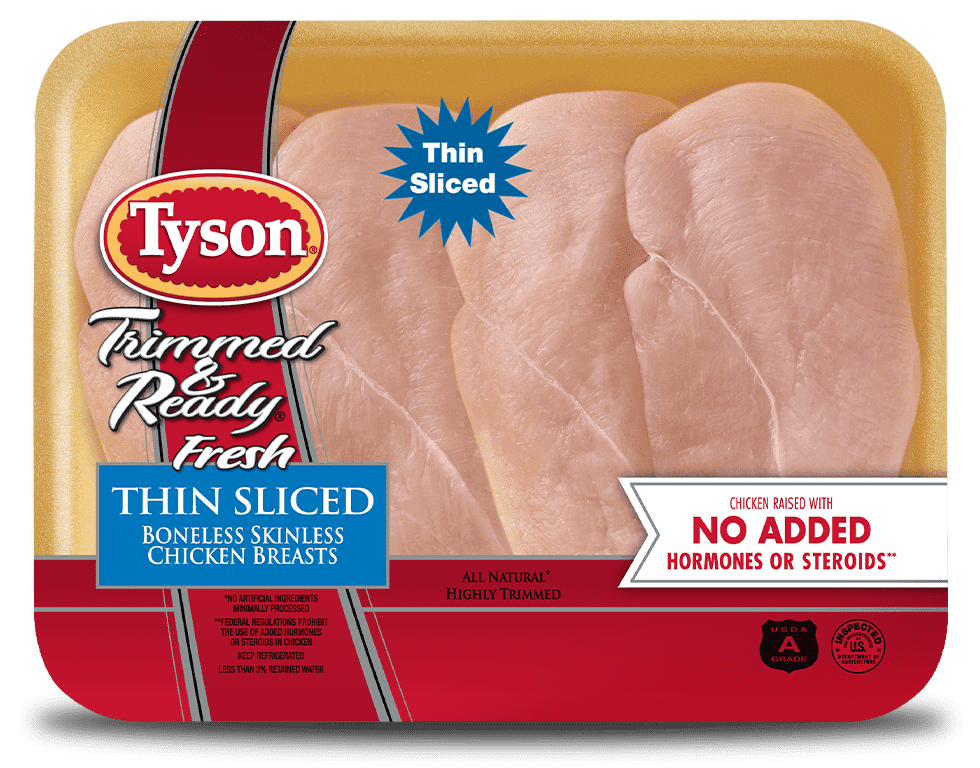 Fresh Trimmed & Ready® Thin Sliced Boneless Skinless Chicken