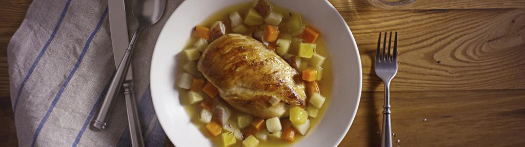 Slow Cooker Chicken Breasts with Root Vegetables