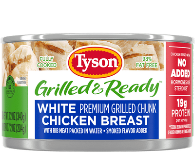 Premium Grilled Chunk White Canned Chicken